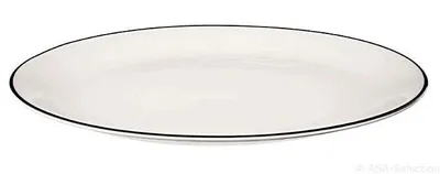 Produktbild von ASA Teller flach, ligne noire LIGNE d. 26,5 cm 1903113  Vorteilsset beinhaltet 6 x den genannten Artikel und Geschenk + Spende
