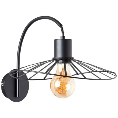 Produktbild von BRILLIANT Leika Wandleuchte schwarz matt schwarz matt 99422/76