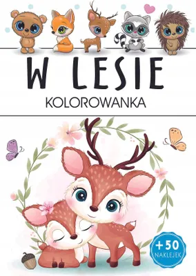 Image de Dans la forêt Livre à colorier