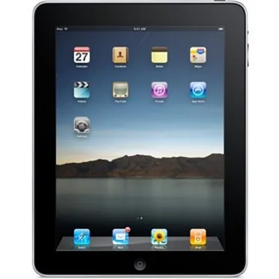 Produktbild von Apple iPad iPad, 1 GHz, 32 GB, 24,64 cm (9.7"), 1024 x 768 Pixel, 2.1+EDR, AAC, MP3, WAV