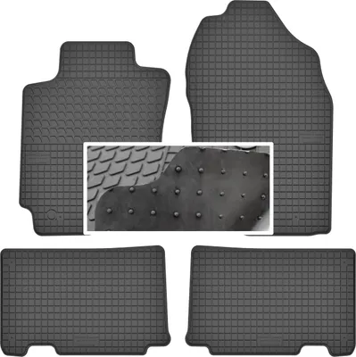 Image de Tapis de sol auto Tapis en caoutchouc Jeu de tapis de sol en caoutchouc pour Toyota RAV4 IV