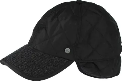 Bugatti Baseballcap Steppung mit Ohrenschutz in schwarz