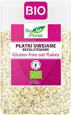 PŁATKI OWSIANE BEZGLUTENOWE BIO 1 kg - BIO PLANET