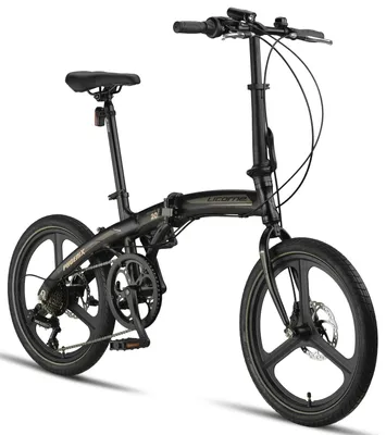 Image de Licorne Bike Phoenix 2D Cross 20 pouces aluminium Vélo pliant Vélo à disque freinant Vélo pliant Hommes Femmes 7 vitesses dérailleur Vélo de ville pliant Cadre en aluminium