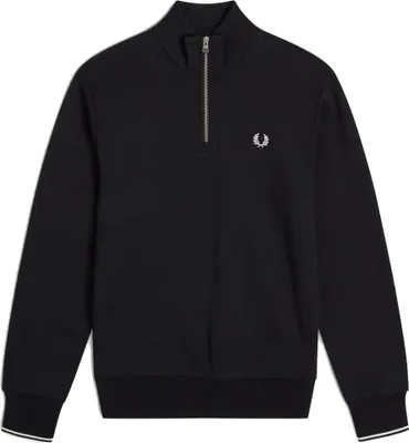 Zdjęcie produktu dla Fred Perry Half Zip Sweatshirt Czarny