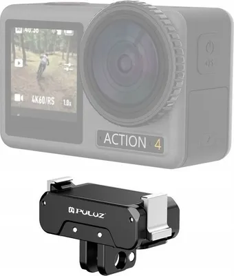 Zdjęcie produktu dla Adapter Uchwyt Mocowanie na 1/4'' + System GoPro do DJI Osmo Action 4 / 3 / PU995B