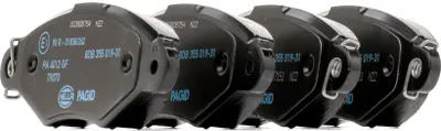 Immagine prodotto di Set di pastiglie freno senza indicatore di usura 18 mm HELLA per FIAT DUCATO e altri modelli