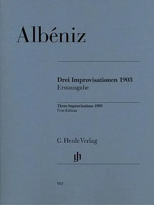 Produktbild von Albeniz, I: Drei Improvisationen 1903/mit CD