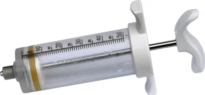 Produktbild von Spritze 50ml aus Nylon mit Luer-Lock-Anschluss