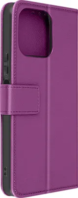 Immagine prodotto di Custodia in ecopelle per Honor X6a con slot per carte e funzione stand - Viola