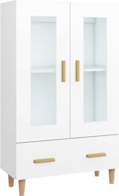 Produktbild von Highboard Weiß 70x31x115 cm Holzwerkstoff