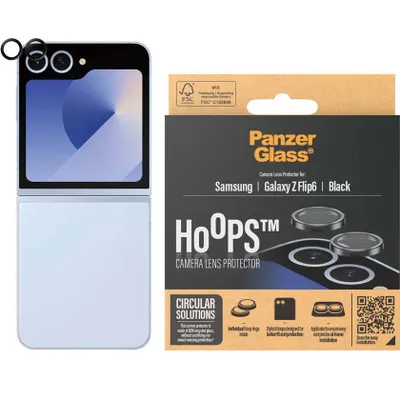 Produktbild von PanzerGlass Hoops Kameraschutz für Samsung Galaxy Z Flip 6