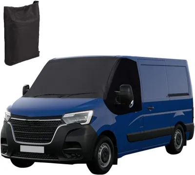 Productafbeelding van Windshield Wrap Cover Replacement for Renault Master/Movano 2010-2023, Car Windshield Cover Replacement for Nissan NV400, 600D Sun Shades