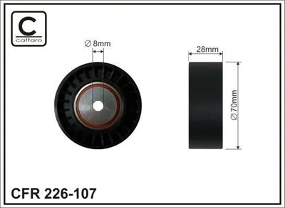 Immagine prodotto di rotolo 70x8x28 plastica
