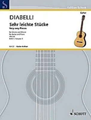 Produktbild von Sehr leichte Stücke Band 1 :für Gitarre und Klavier