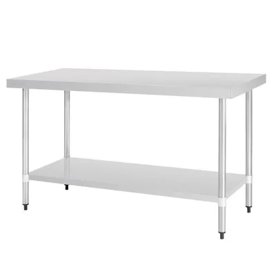 Image de Table de travail Vogue avec étagère inférieure 900x600x700mm en acier inoxydable
