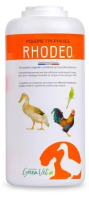 Produktbild von RHODEO Antiparasitäres Pulver für Hühner - GREENVET
