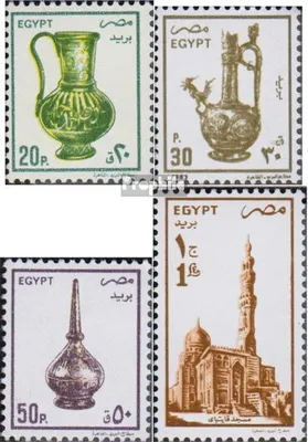Produktbild von Briefmarken Ägypten 1990 Mi 1668-1671 (kompl.Ausg.) postfrisch Kunst und Moscheen