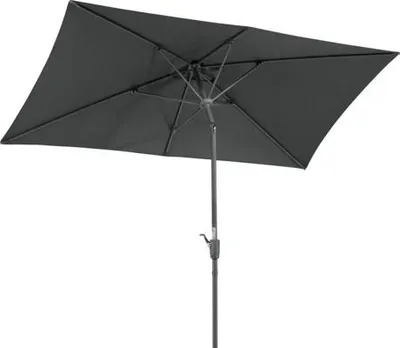 Produktbild von Mittelstockschirm Schneider Schirme Tunis 270 x 150 cm anthrazit mit UV-Schutz 50+, wasserabweisende Polyesterbespannung
