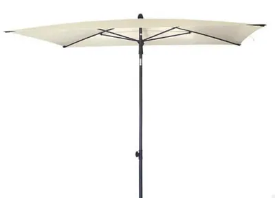 Produktbild von Aktive 62351 Uv30 Rechteckiger Kippbarer Balkon Sonnenschirm 200x125 Cm Beige Beige One Size