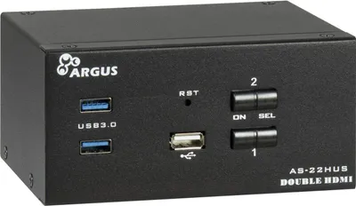 Produktbild von INTERTECH Inter-Tech IPC KVM Switch AC-22HUS HDMI, 4K@60Hz