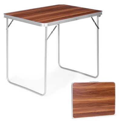 Produktbild von Touristentisch, Picknicktisch, klappbare Platte, 80x60 cm, Holz