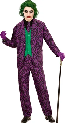 Produktbild von Halloween Kostüm "Evil Clown" für Herren | Jacke, Weste, Hose und Krawatte Größe: XXL