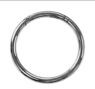 1 Ring Karabiner Innen-Ø40mm silber