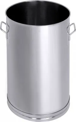 Produktbild von Universalbehälter, Müllbehälter, 20-150 Liter wählbar, Edelstahl 18/10 : 50 l Variante: 50 l