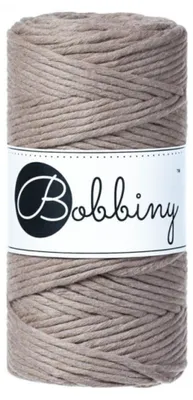 Zdjęcie produktu dla Bobbiny Macrame Cord 3 mm 100 m Coffee Sznurek