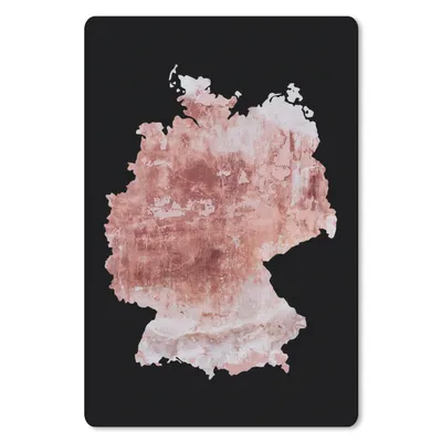 Produktbild von MuchoWow® Mauspad Mousepad Karte - Deutschland - Alte Rose 40x60 cm - Mousepads - Maus Mat - Pad - Mausunterlage - Schreibtisch Accesoire