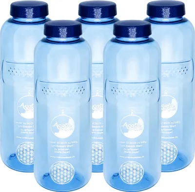 Produktbild von AcalaQuell Familien Set Tritan Trinkflasche Grip 0,75 Liter