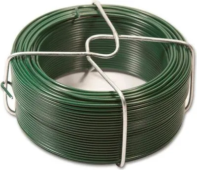 Image de Fil D'Attache Plastifié Vert, 1.6 Mm X 50 M