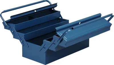 Immagine prodotto di cassetta degli attrezzi allit McPlus metal 5/47 non attrezzata blu in lamiera d'acciaio