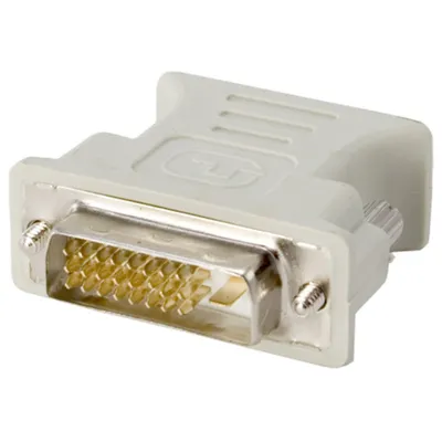 Produktbild von adaptare Analoger Monitoradapter DVI-D-Stecker VGA-Kupplung (24+1-polig männlich/15-polig weiblich)