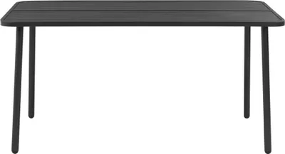 Obrázek produktu pro vidaXL Zahradní stůl tmavě šedý 150x90x72 cm ocelový