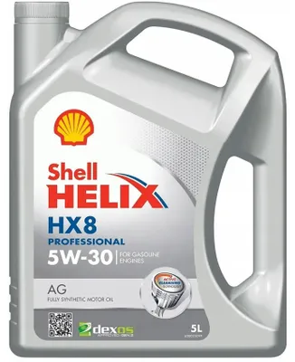 Produktbild von SHELL Helix HX8 Professional AG für 5W-30 5 Liter Motoröl Motorenöl DEXOS 1 GEN 2 WSS-M2C961-A1 OV0401547-G30 MS-13340 Öl