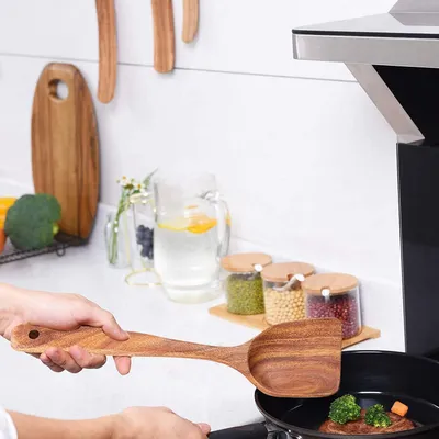 Produktbild von 6 tlg Küchenhelfer-Set Holz