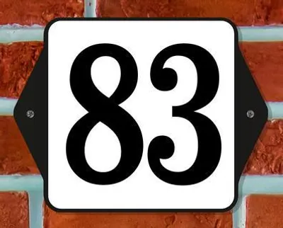 Produktbild von Hausnummer 83