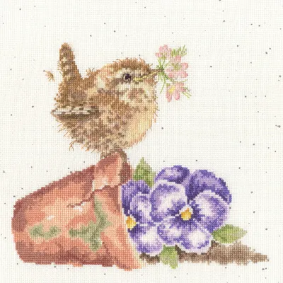 Produktbild von Bothy Threads Kreuzstich Stickpackung "Töpfern", Zählmuster, XHD137, 26x26cm