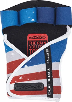 Produktbild von Chiba 40936 Lady Motivation Glove (Royal/White/Red) S - Fitness-Zubehör - Handschuhe