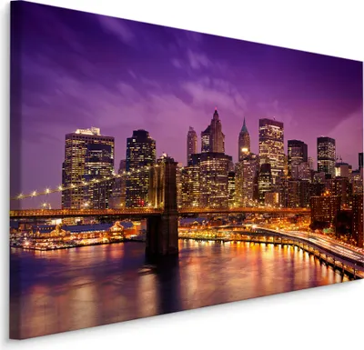 Produktbild von Fabelhafte Canvas LEINWAND BILDER 40x30 cm XXL Kunstdruck Stadt Architektur Geometrie