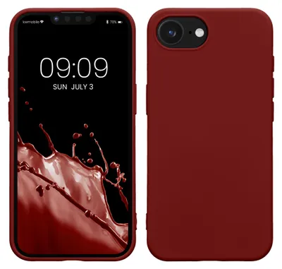 Produktbild von kwmobile Hülle kompatibel mit Apple iPhone 17e / iPhone 16e Hülle - gummierte TPU Silikon Handyhülle - Schutzhülle für kabelloses Laden - Case in