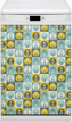 Produktbild von Abwaschbar 45x80 cm Geschirrspüle Magnetmatte Küche Dekorative  - Blumenmuster