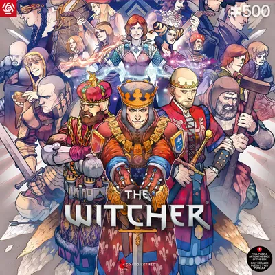 Zdjęcie produktu dla Puzzle „Wiedźmin: Królestwa Północy” – 500 elementów