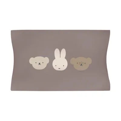 Produktbild von Bébé-Jou Wickelauflage 72x44cm - Miffy and Friends - Chalk Brown | Bebe-Jou