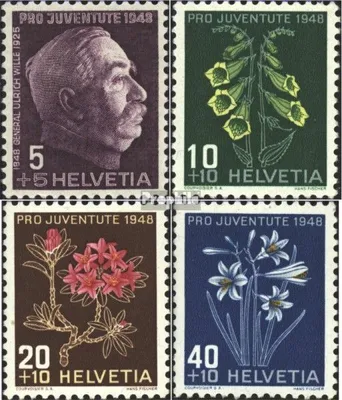 Produktbild von Briefmarken Schweiz 1948 Mi 514-517 (kompl.Ausgabe) gestempelt Pro Juventute
