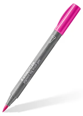 Produktbild von STAEDTLER pigment big brush 373 Tuschestift mit großer Pinselspitze Einzelprodukt orange