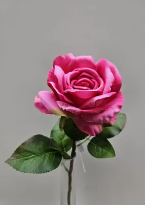Produktbild von artplants.de Kunstrose WINAKAS, pink, 40cm - Künstliche Rosenblüte