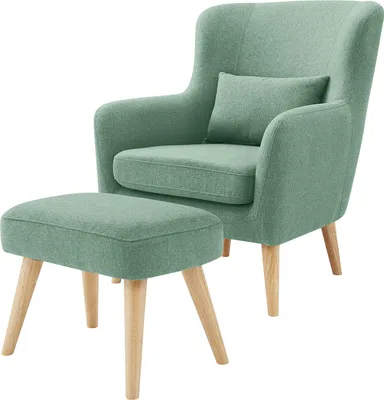 Produktbild von home24 Sessel mit Hocker